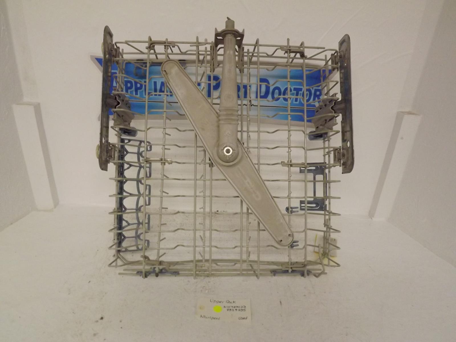 Whirlpool Dishwasher W10727422 8539235 Upper Rack Used Whirlpool Dishwasher W10727422 8539235 Upper Rack Used